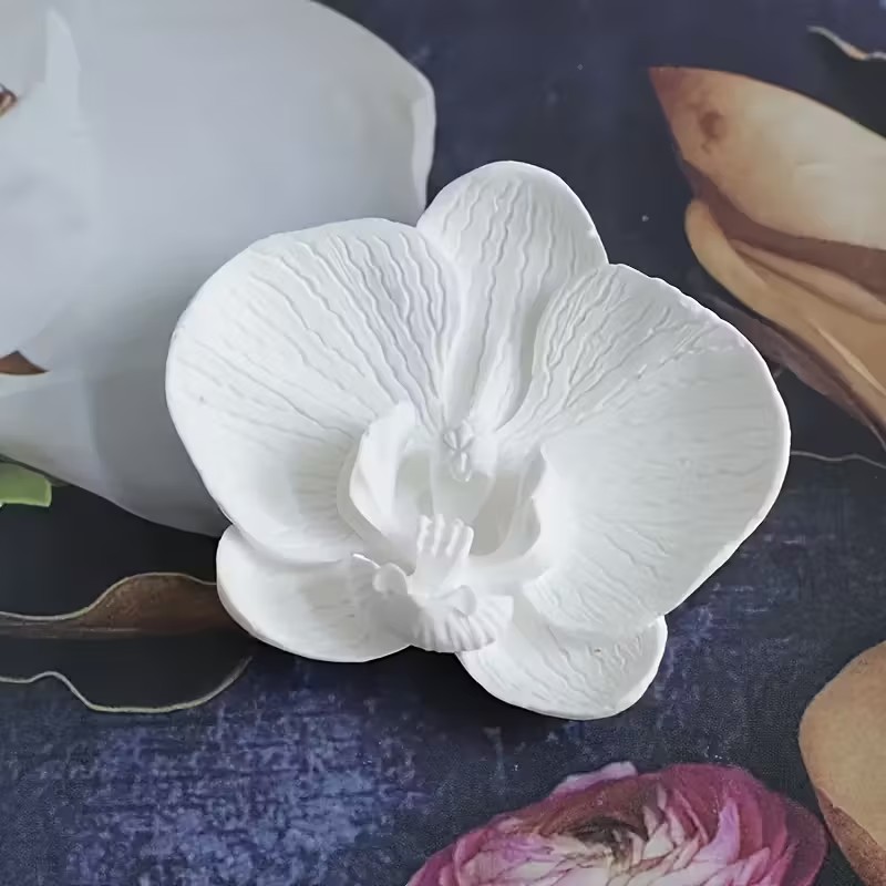 Soap Making Jug - 3D Kelebek Orkide Silikon Mum Kalıbı