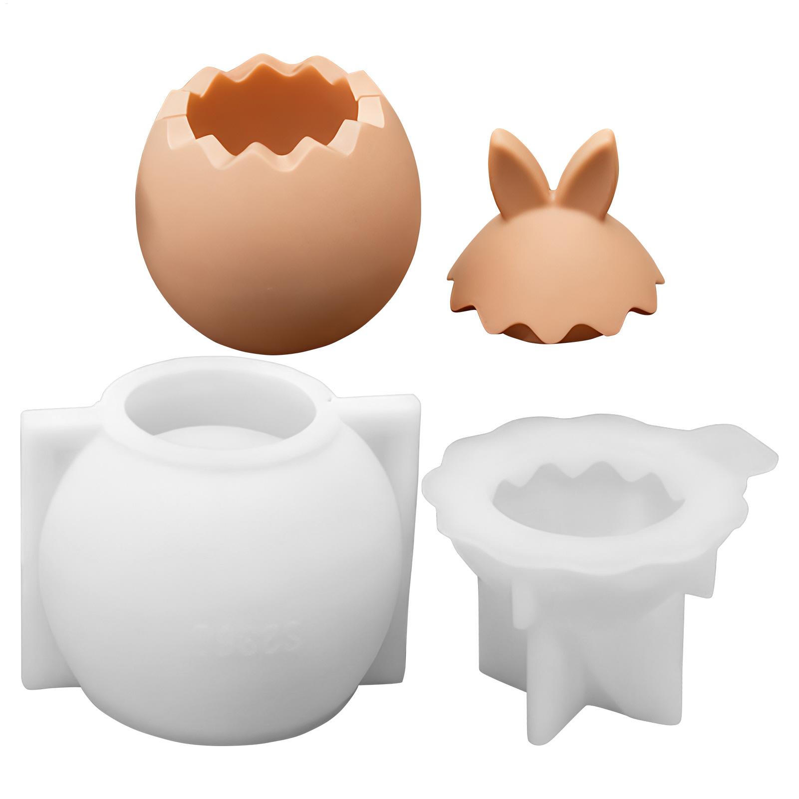 Soap Making Friends - Paskalya Yumurtası Kalıpları 3D Silikon Tavşan