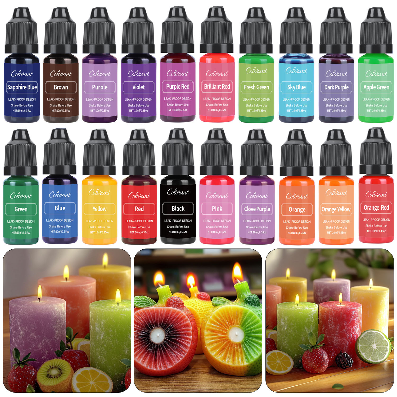 Soap Making Ingredients - Soya balmumu mum yapımı için sıvı
