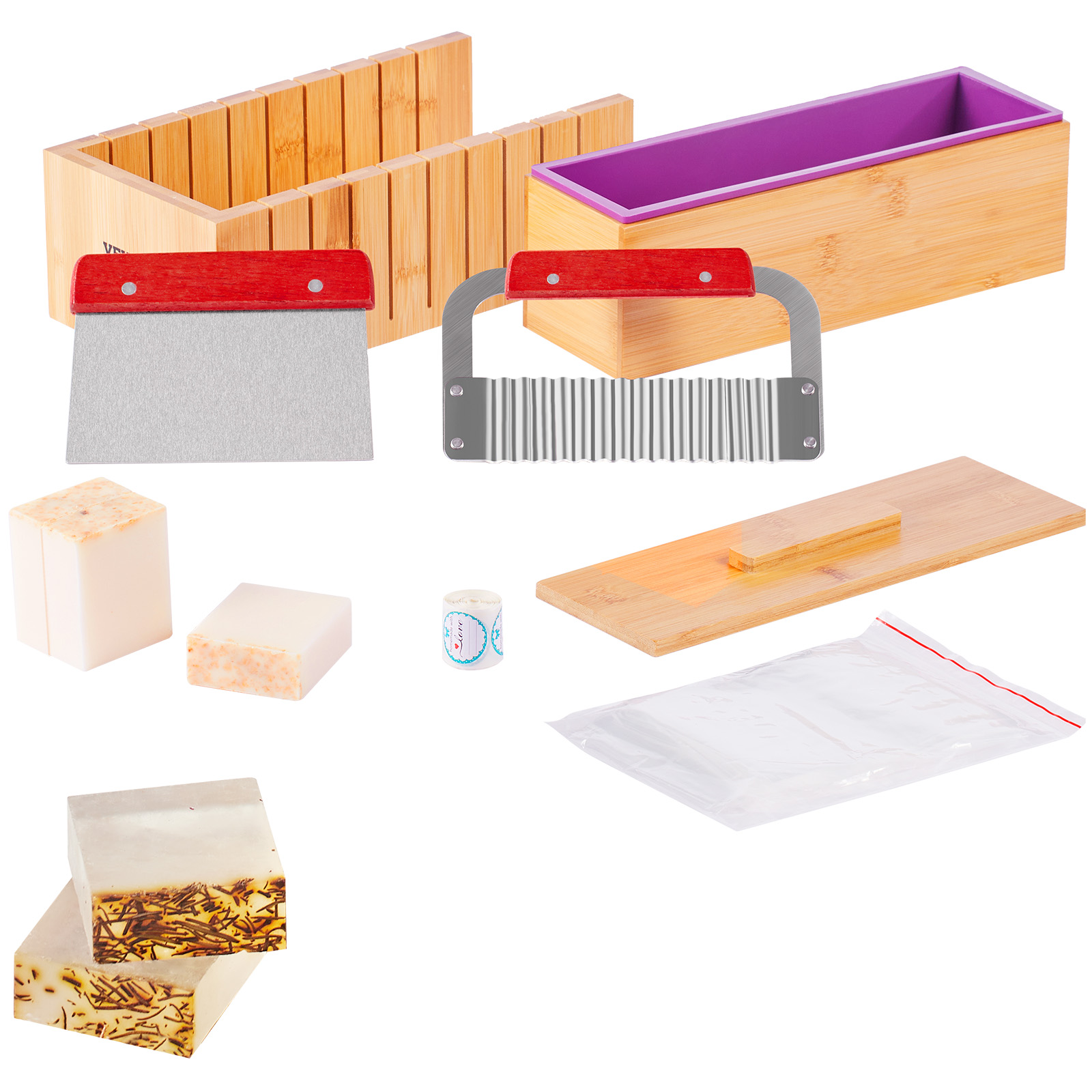 Soap Making Book For Beginners - VEVOR Sabun Yapım Seti Bambu Kesim