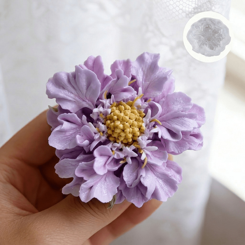 Soap Making Name - 1 Rüya gibi mavi saksı çiçeği