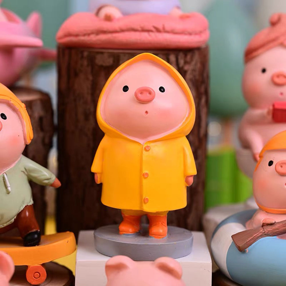 Soap Making Friends - Şanslı Domuz silikon kalıp Alçı Çimento