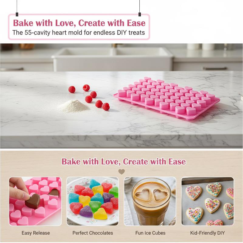 55 Bölmeli Kalp Şeklinde Silik - Soap Making Name incelemesi ve fiyatı