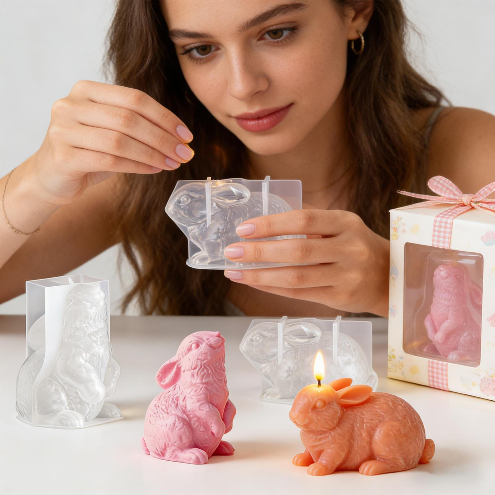 Tavşan silikon kalıp 3D işçili - Soap Making Friends incelemesi ve fiyatı