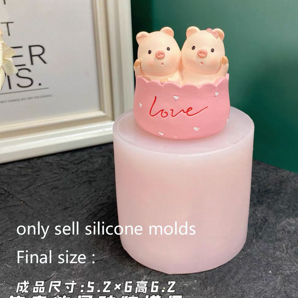 Şanslı Domuz silikon kalıp Alç - Soap Making Friends incelemesi ve fiyatı