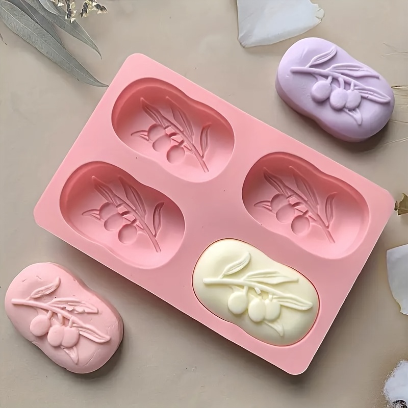 4-Cavity Oval Zeytin Ağacı Sil - Soap Making Book For Beginners incelemesi ve fiyatı