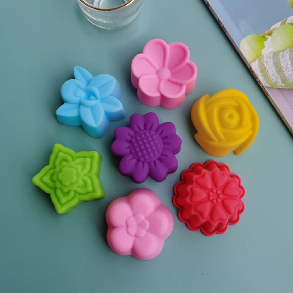 Sevimli 5cm Çiçek Silikon Kek  - Soap Making Name incelemesi ve fiyatı