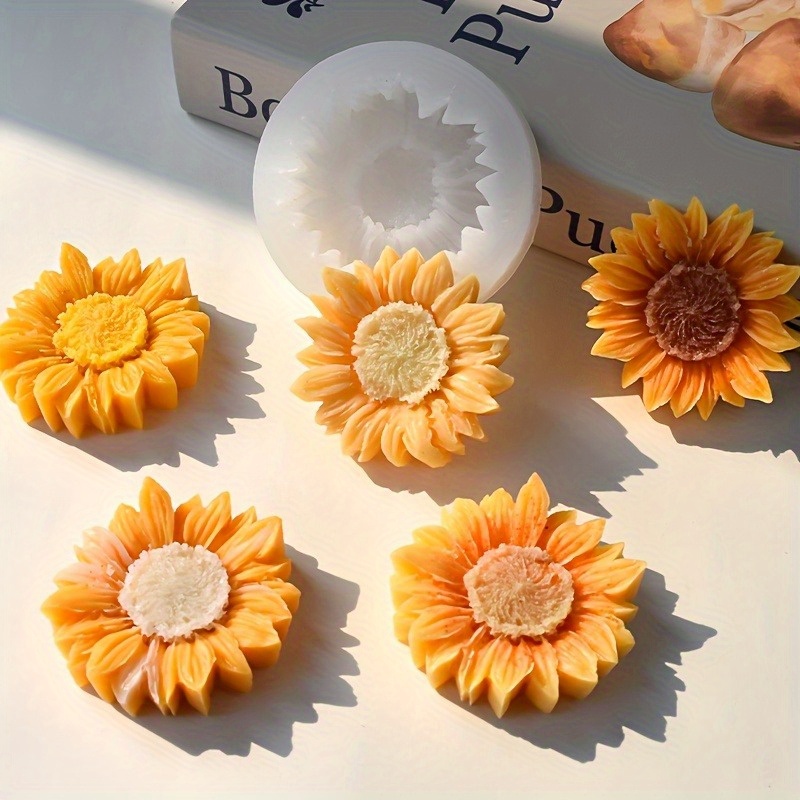 Canlı Renkli 3D Ayçiçeği Silik - Soap Making Name incelemesi ve fiyatı