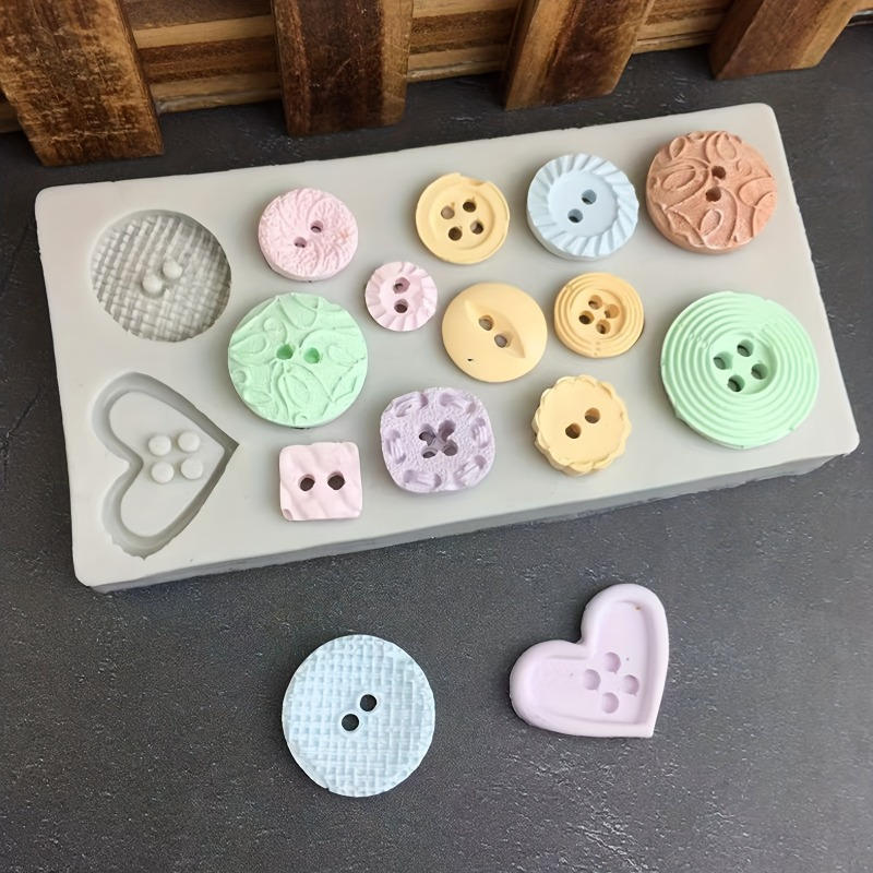 Düğme Şekilli Silikon Kalıp Sa - Soap Making Name incelemesi ve fiyatı