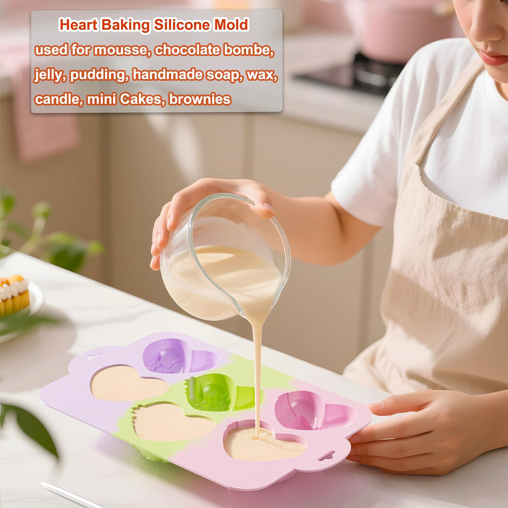 Kalp Silikon Kalıplar Çikolata - Soap Making Name incelemesi ve fiyatı
