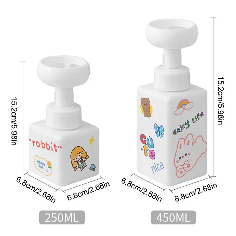 250/450ml çiçek şekli köpük po - Soap Making Jug incelemesi ve fiyatı
