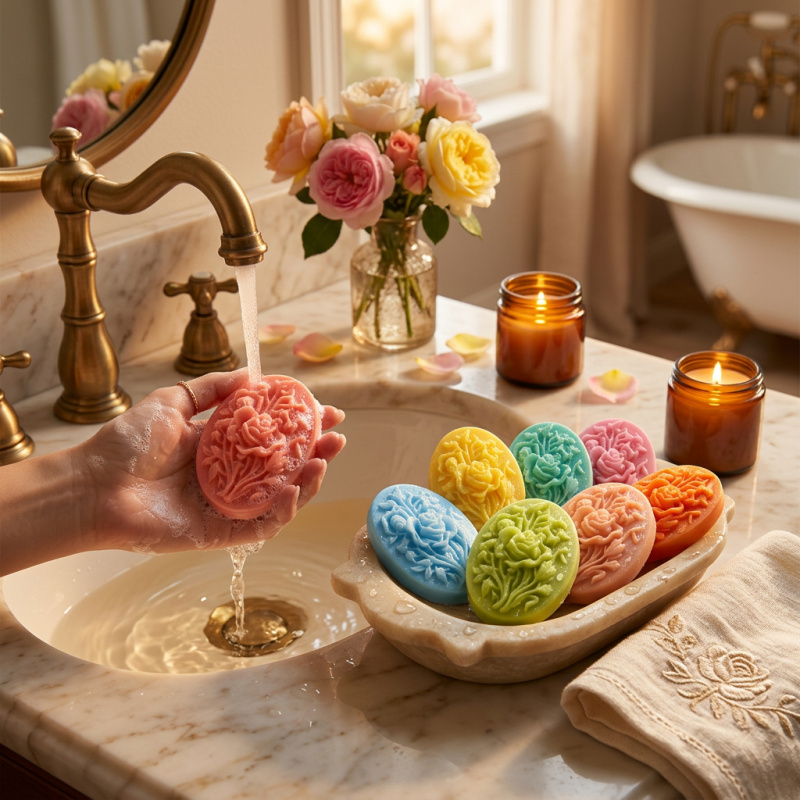 4 Çiçek şekilli silikon kalıp, - Soap Making Name incelemesi ve fiyatı