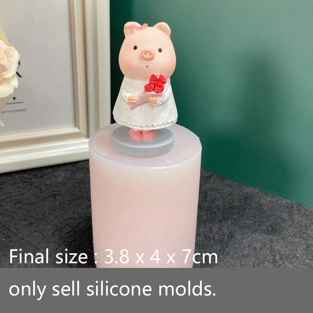 Şanslı Domuz silikon kalıp Alç - Soap Making Friends incelemesi ve fiyatı